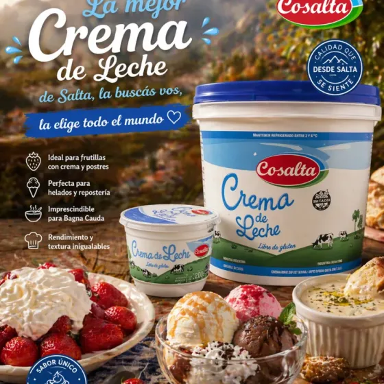 Crema de Leche Cosalta