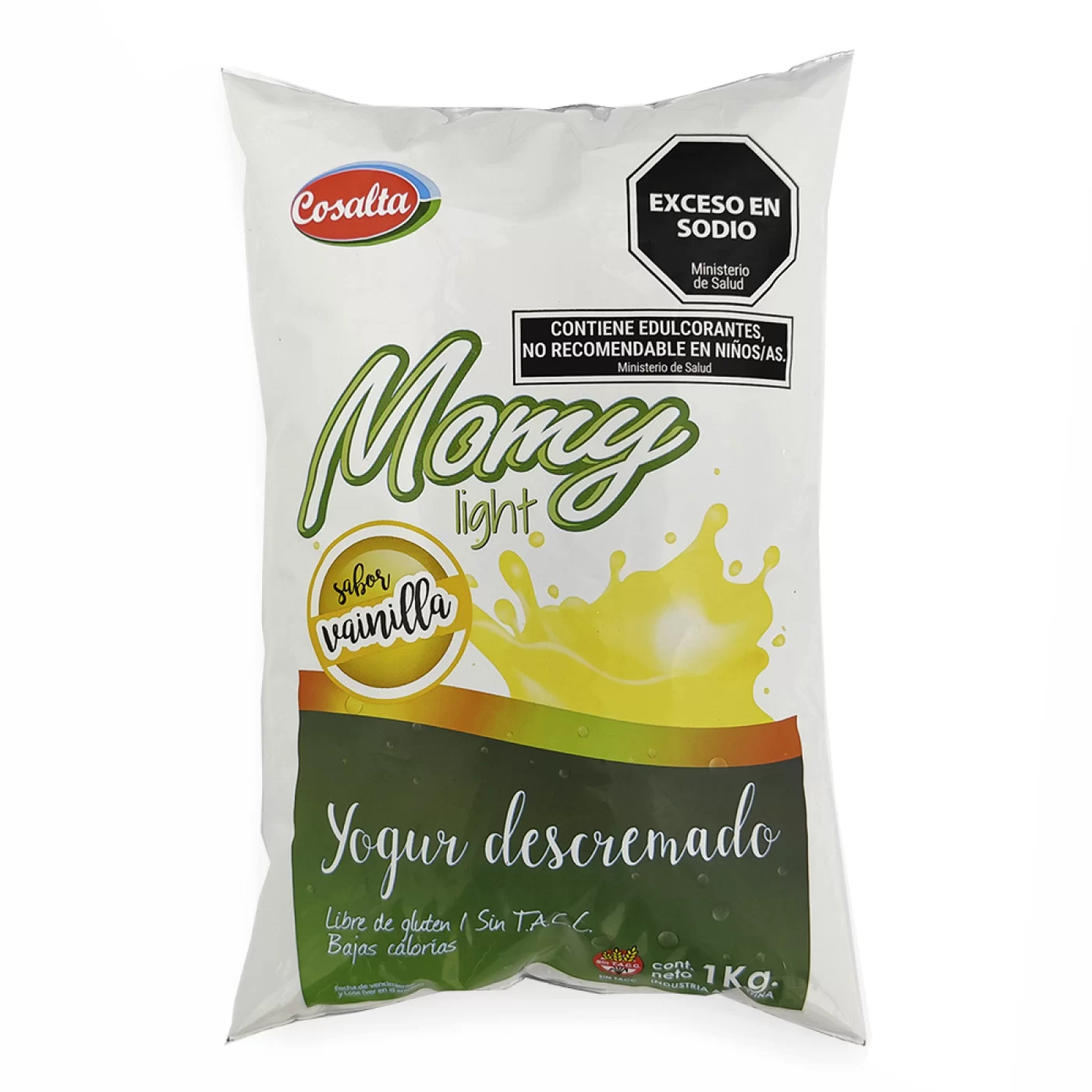 Yogur Sachet Descremado Light 1Kg vainilla