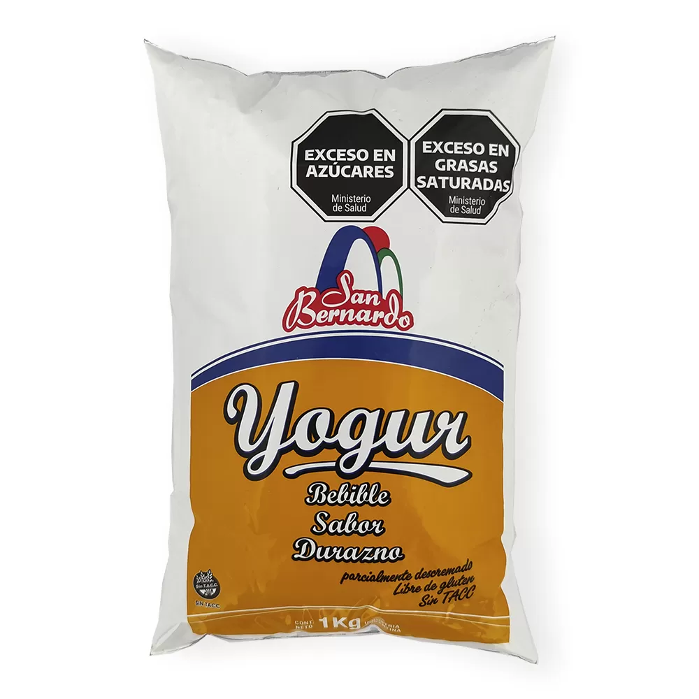 Yogur Sachet Bebibles San Bernardo 1Kg durazno