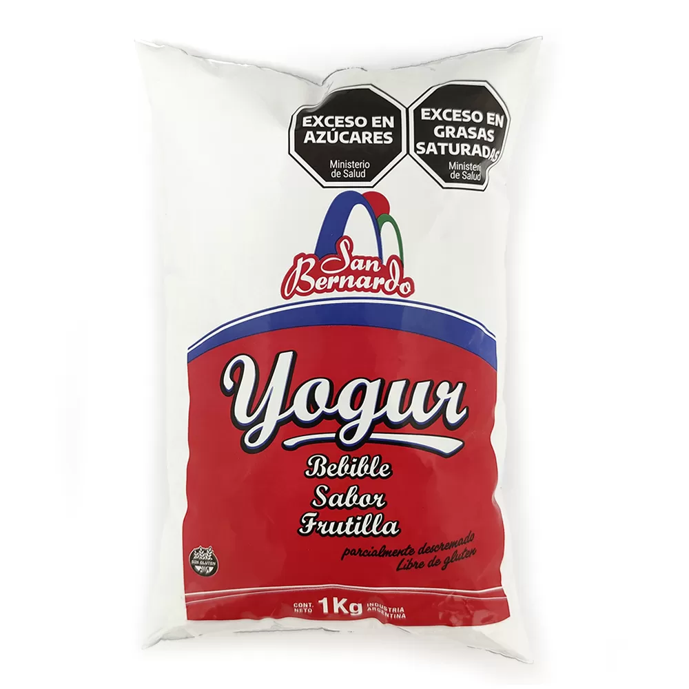 Yogur Sachet Bebible San Bernardo 1Kg frutilla