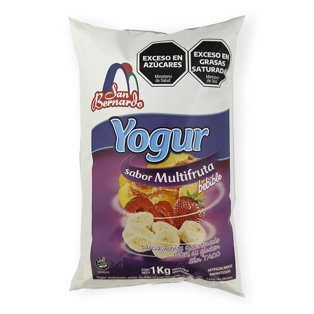 Yogur Sachet Bebible San Bernardo 1Kg multifruta