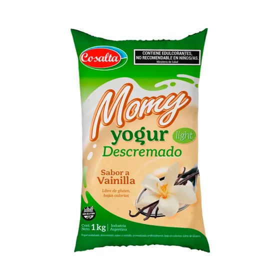 Ver más sobre Yogures Yogur Sachet Descremado Light 1Kg vainilla, Argentina