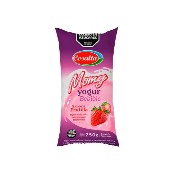 Ver más sobre Yogures Yogur Sachet Bebible Cosalta 250g frutilla, Argentina