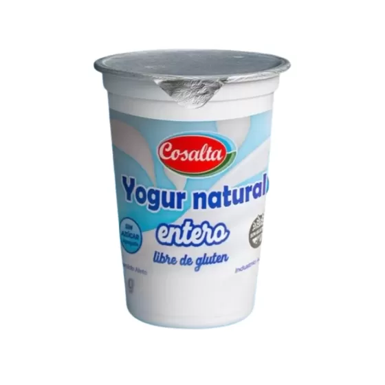 Ver más sobre Yogures Yogur Pote Entero Natural Cosalta 180g. libre de Gluten, Argentina